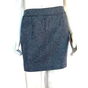 H&M Gray Wool Mini Skirt